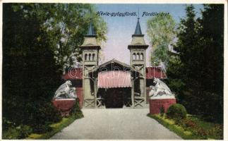 Hévíz-Gyógyfürdő fürdőlejárat