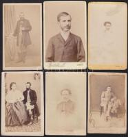 ~1900  12 db keményhátú fotó klf műtermekből