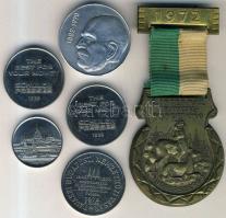 Vegyes emlékérem tétel, közte: 1975. "Hungexpo" + 1994 ."Első Választó" + Litván...