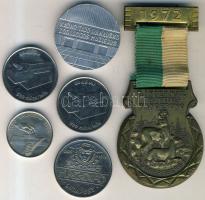 1989. "Virágos Városokért Különdíj Szolnok 1989" + Szolnok címer emlékplakett eredeti dísz...