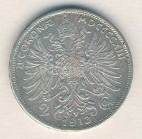 Ausztria 1913. 2K Ag T:2 apró ph.