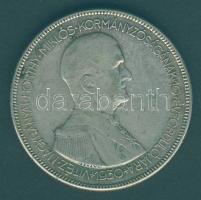 1930. 5P Ag "Horthy jobbra" T:3