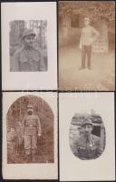 16 db, jó állapotú I. világháborús katonai fotólap érdekes jelenetekkel magyar katonákról / 16 WW. I...