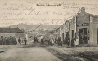 Petrozsény Lónyatelep, the shop of János Tóth