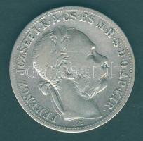 1892. 1Ft Ag "Fiumei címer" T:3