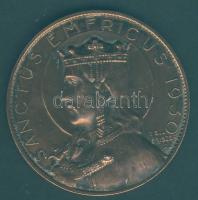 1930. "Sanctus Emericus-Az Ország Ereje a Tiszta Ifjúság" Br emlékérem (d=55mm) szign.:Csiszér J. T:2