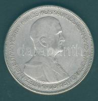 1930. 5P Ag "Horthy jobbra" T:3 ph.