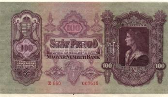 1930. 100P feltehetően fázisnyomat, 2 oldalon keskeny fehér ívszéllel, nagyobb méret! T:I R!