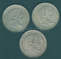 1947. 5Ft Ag "Kossuth" (3x) T:2-,3 ph.