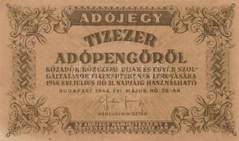 1946. 10.000AP színhibával T:I