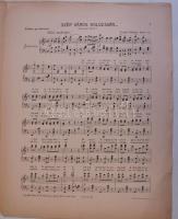 cca 1910 Marica grófnő kotta litho címlappal. Rózsavölgyi kiadás