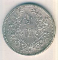 Kína 1914. 1$/1Y Ag "Yüan Shihkai" T:2