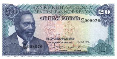 Kenya 1978. 20Sh T:I