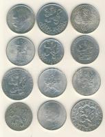 Csehszlovákia 1947. 50K Ag "Függetlenség" + 1954. 25K Ag "Szlovák felkelés" + 19...