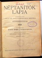 1930 Néptanítók lapja. Komplett évfolyam keménykötésben, szép állapotban