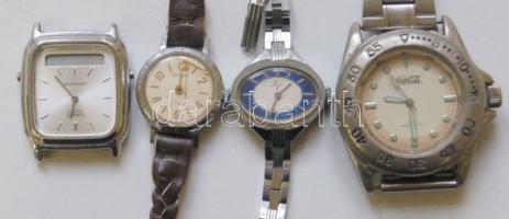 4 db klf működőképes karóra, az egyik szíj nélkül