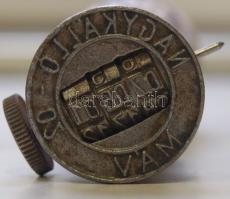 Régi, fanyelű "Nagykálló" köriratos dátum bélyegző / Railways stamper 14 cm