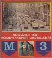 1984 Észak-Déli metró: 26 oldalas képes kiadvány az épülő metróról és a tömegközlekedésről érdekes k...
