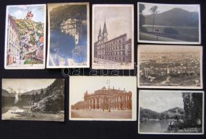 6 db háború előtti olasz és 8 db régi osztrák városképes lap
