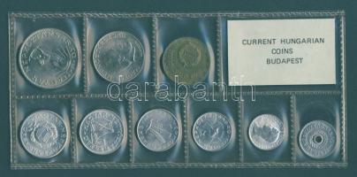 1980. 2f-10Ft 9db klf érmés forgalmi sor fóliatokban T:1