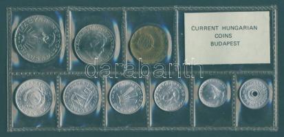 1981. 2f-10Ft 9db klf érmés forgalmi sor fóliatokban T:1