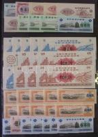 Kína nagyon szép kupon és szükségpénz gyűjtemény bélyegalbumba rendezve, köztük ívek is! Összesen 26...