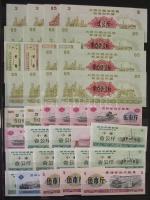 Kína nagyon szép kupon és szükségpénz gyűjtemény bélyegalbumba rendezve, köztük ívek is! Összesen 26...