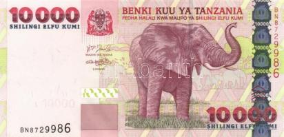 Tanzánia 2003. 10000Sh T:I / Tanzania 2003. 10000 Shillings C:Unc