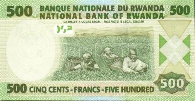 Ruanda 2004. 500Fr T:I / Rwanda 2004. 500 Francs C:Unc