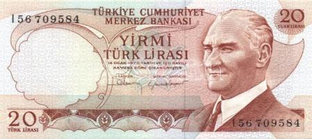 India 1971. 1R + Irán 1974-1979. 50R + Törökország 1970. 20L T:I / India 1971. 1 Rupee + Iran 1974-1...