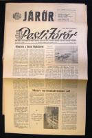 1957 február Járőr és a Pesti járőr c. karhatalmi lapok két, jó állapotú száma