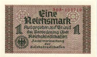 Német 3. Birodalom 1939. 1M (5x) egymás utáni sorszámmal T:I / German Third Reich 1939. 1M (5x) succ...