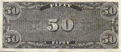 Amerikai Konföderációs Államok 1864.Febr.17. 50$ modern másolat T:III / Confederate States Of Americ...