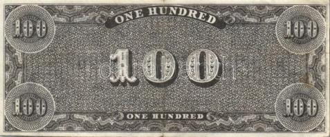 Amerikai Konföderációs Államok 1864.Febr.17. 100$ modern másolat T:III / Confederate States Of Ameri...