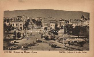 Sofia Marie Louise boulevard with tram