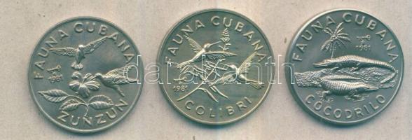 Kuba 1981. 1P (3x) FAO sorozat dísztokban T:1 csak 5000db! / Cuba 1981. 1 Peso 3 different type of C...