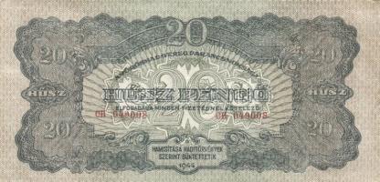 1944. 20P "Vörös Hadsereg" (2x) T:II