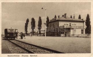 Balatonföldvár vasútállomás sínautóbusszal (EK)