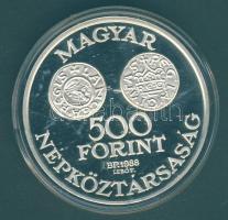 1988. 500Ft Ag "Szent István" T:PP Csak 5000db!