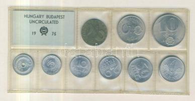 1973. 2f-10Ft 9db klf érmés forgalmi sor fóliatokban T:1