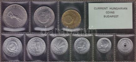 1982. 2f-10Ft 9db klf érmés forgalmi sor fóliatokban T:1