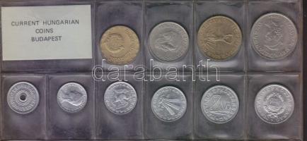 1983. 2f-20Ft 10db klf érmés forgalmi sor fóliatokban T:1