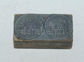 1900 Franciaország Párizsi Világkiállítás bélyegző formájú nyomóforma / Paris Expo seal-shape