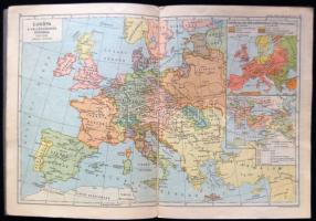 1928. Barthos-Kurucz:Történelmi Atlasz Polgári Iskolák Számára, szép állapotban