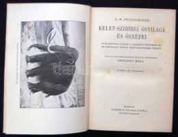 Magyar Földrajzi Társaság Könyvtára: Pfizenmayer: Kelet-Szibíria őslakói. Aranyozott kiadói egészvás...
