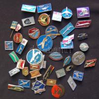 43db klf repülős kitűző, jelvény T:vegyes