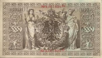 Német Birodalom 1910. 1000M (7x) T:I,II / German Empire 1910. 1000 Mark (7x) C:Unc,XF
