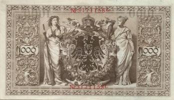 Német Birodalom 1910. 1000M (7x) T:I,II / German Empire 1910. 1000 Mark (7x) C:Unc,XF