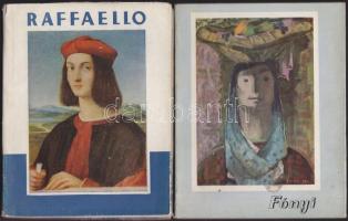 Képzőművészeti Alap Kiadóvállalata Bp. 1959.:11db különböző könyv festőkről (Matisse, Bruegel, Renoi...