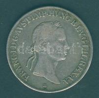 1833B 20Kr Ag "I. Ferenc" T:3